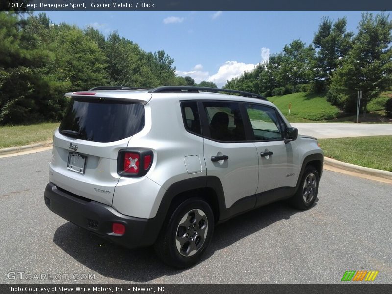Glacier Metallic / Black 2017 Jeep Renegade Sport