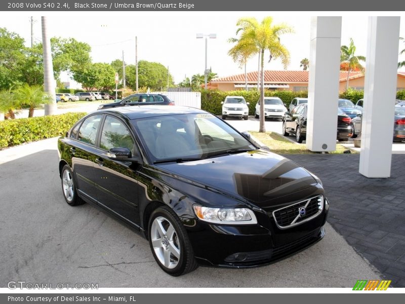 Black Stone / Umbra Brown/Quartz Beige 2008 Volvo S40 2.4i