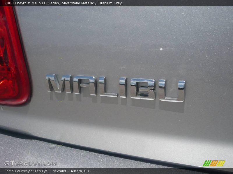 Silverstone Metallic / Titanium Gray 2008 Chevrolet Malibu LS Sedan