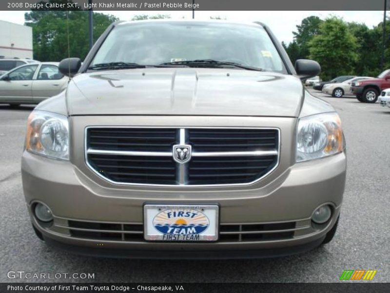 Light Khaki Metallic / Pastel Pebble Beige 2008 Dodge Caliber SXT