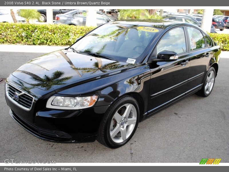 Black Stone / Umbra Brown/Quartz Beige 2008 Volvo S40 2.4i