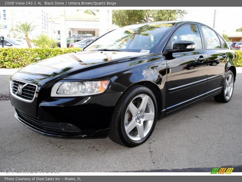 Black Stone / Umbra Brown/Quartz Beige 2008 Volvo S40 2.4i