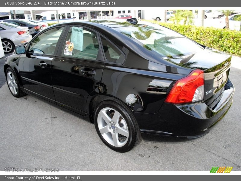 Black Stone / Umbra Brown/Quartz Beige 2008 Volvo S40 2.4i