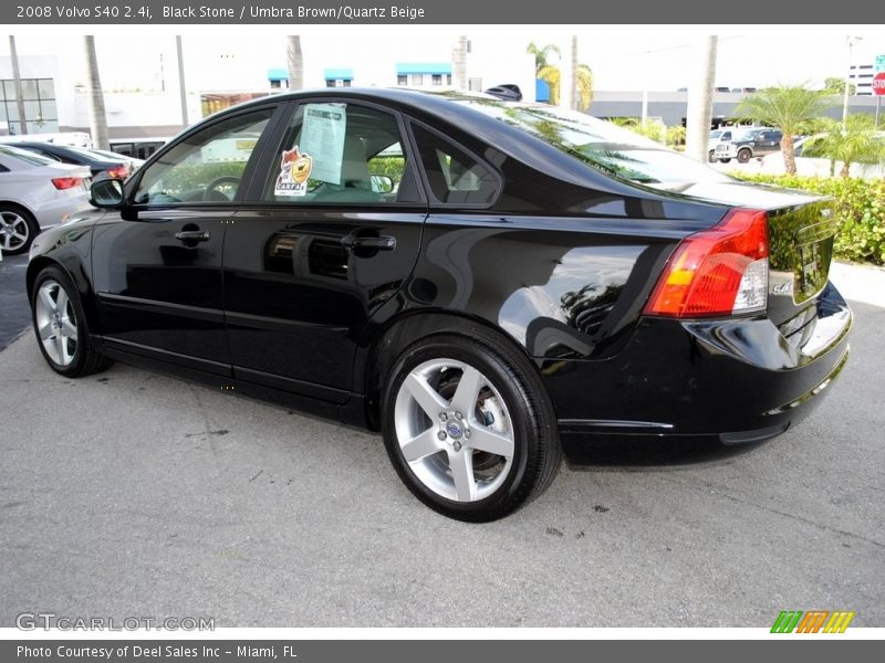 Black Stone / Umbra Brown/Quartz Beige 2008 Volvo S40 2.4i