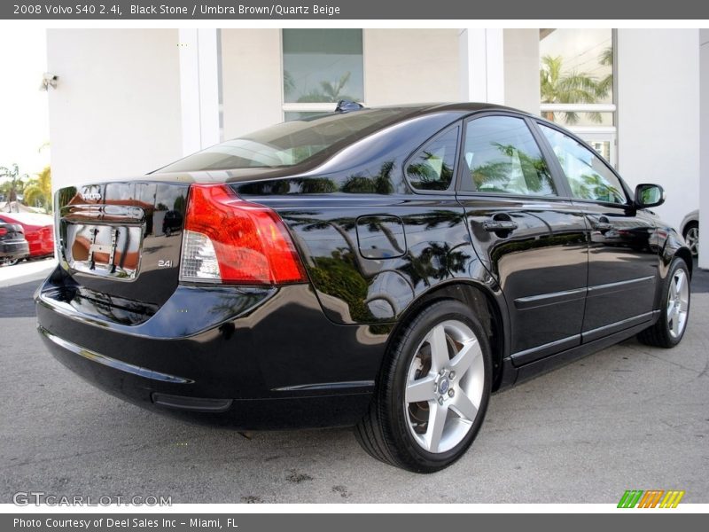 Black Stone / Umbra Brown/Quartz Beige 2008 Volvo S40 2.4i