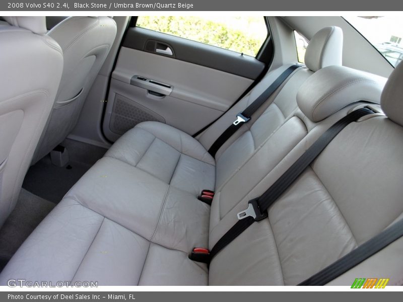 Black Stone / Umbra Brown/Quartz Beige 2008 Volvo S40 2.4i