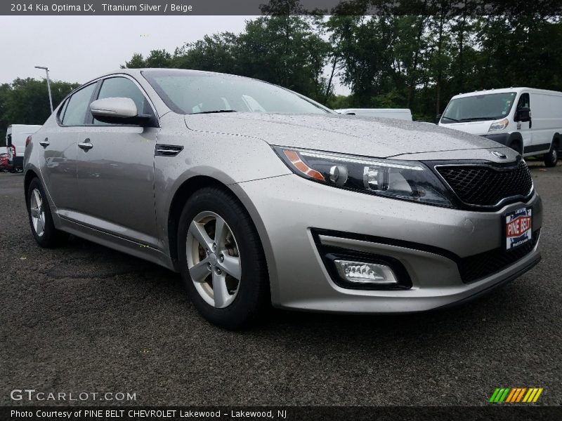 Titanium Silver / Beige 2014 Kia Optima LX