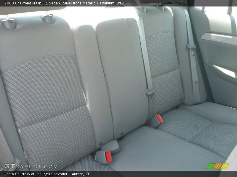 Silverstone Metallic / Titanium Gray 2008 Chevrolet Malibu LS Sedan