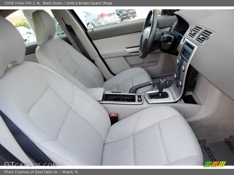 Black Stone / Umbra Brown/Quartz Beige 2008 Volvo S40 2.4i