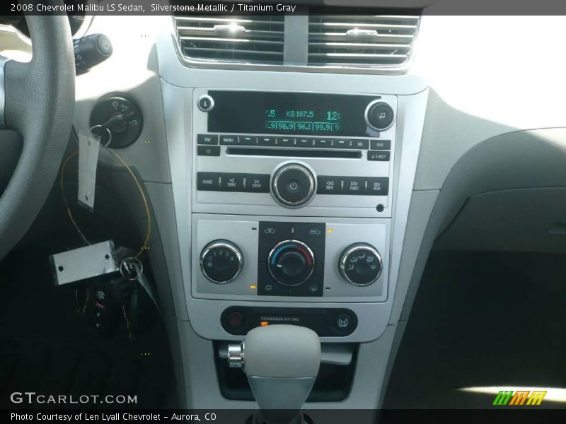 Silverstone Metallic / Titanium Gray 2008 Chevrolet Malibu LS Sedan