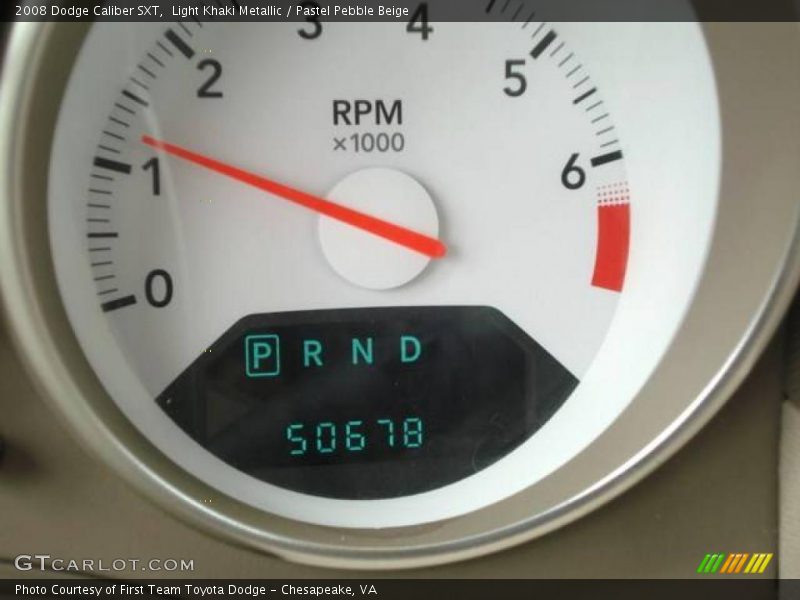 Light Khaki Metallic / Pastel Pebble Beige 2008 Dodge Caliber SXT