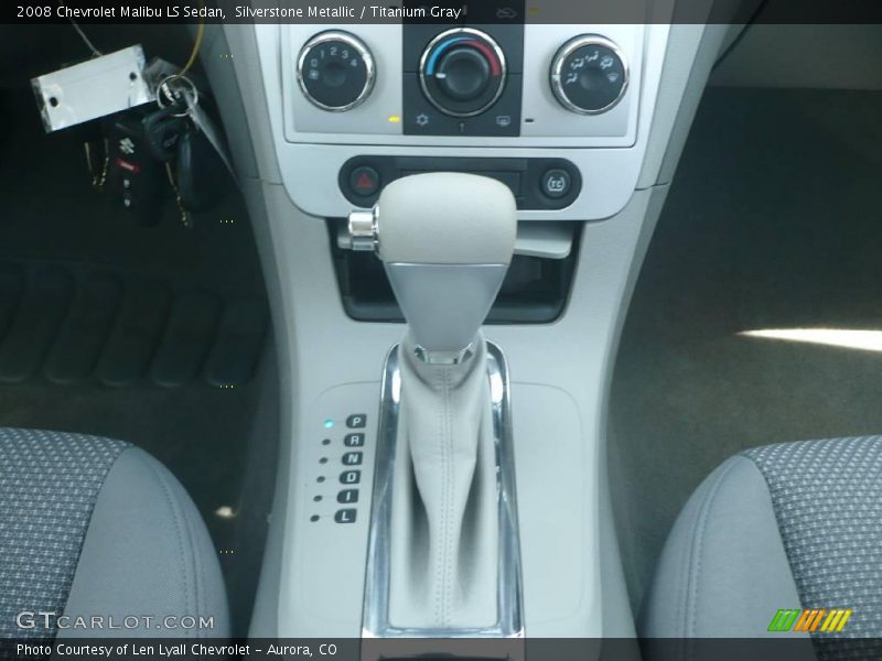 Silverstone Metallic / Titanium Gray 2008 Chevrolet Malibu LS Sedan