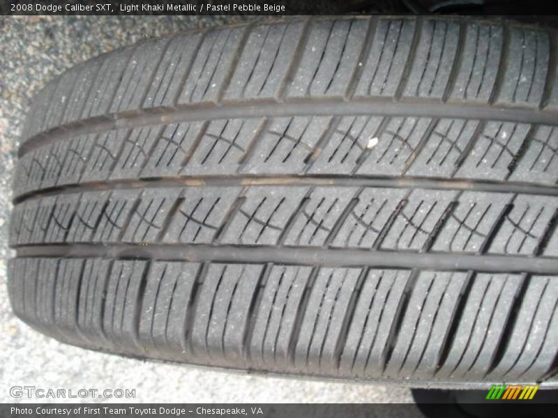 Light Khaki Metallic / Pastel Pebble Beige 2008 Dodge Caliber SXT
