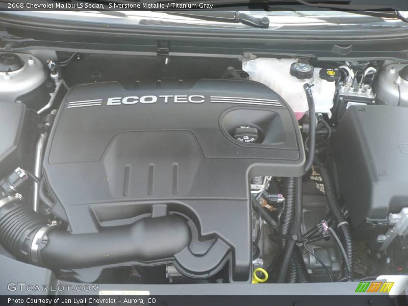 Silverstone Metallic / Titanium Gray 2008 Chevrolet Malibu LS Sedan