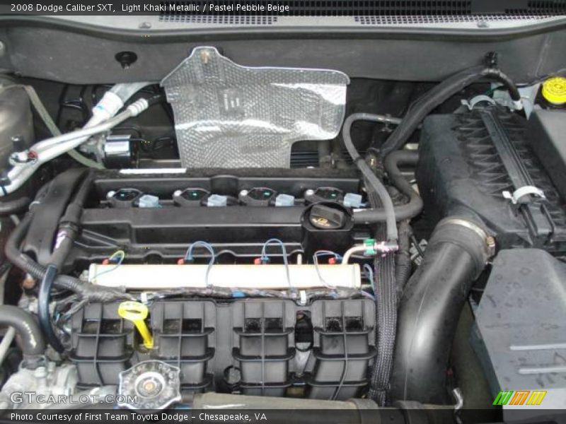 Light Khaki Metallic / Pastel Pebble Beige 2008 Dodge Caliber SXT