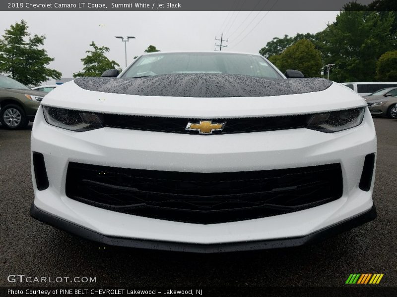 Summit White / Jet Black 2018 Chevrolet Camaro LT Coupe