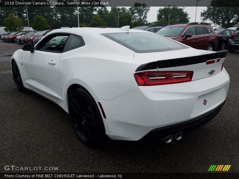 Summit White / Jet Black 2018 Chevrolet Camaro LT Coupe