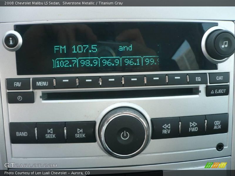 Silverstone Metallic / Titanium Gray 2008 Chevrolet Malibu LS Sedan