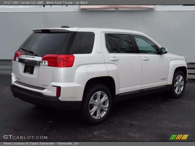 White Frost Tricoat / Jet Black 2017 GMC Terrain SLE AWD