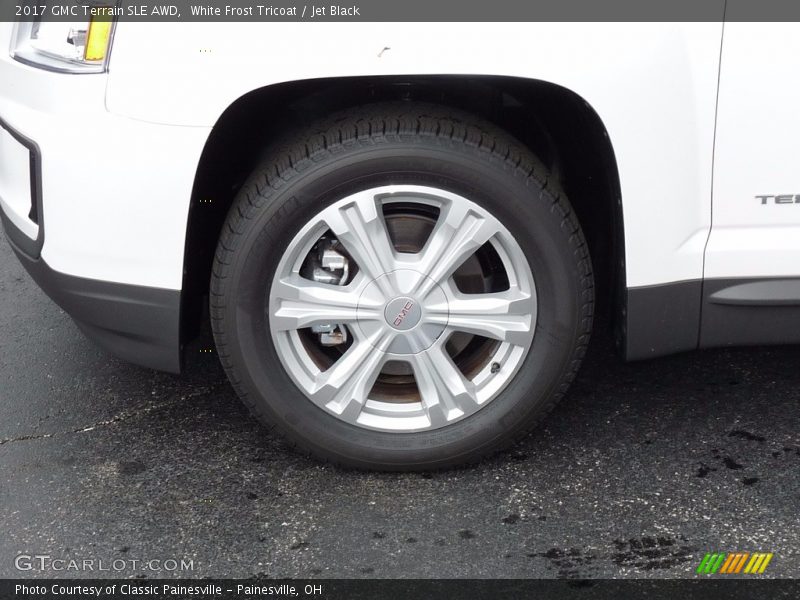 White Frost Tricoat / Jet Black 2017 GMC Terrain SLE AWD