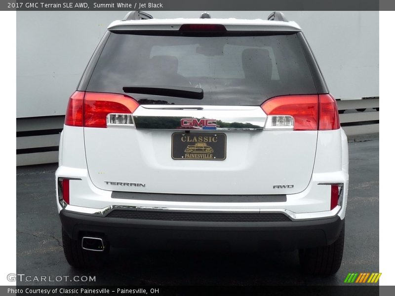 Summit White / Jet Black 2017 GMC Terrain SLE AWD