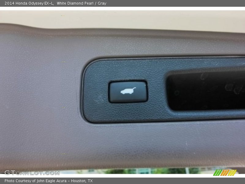 White Diamond Pearl / Gray 2014 Honda Odyssey EX-L