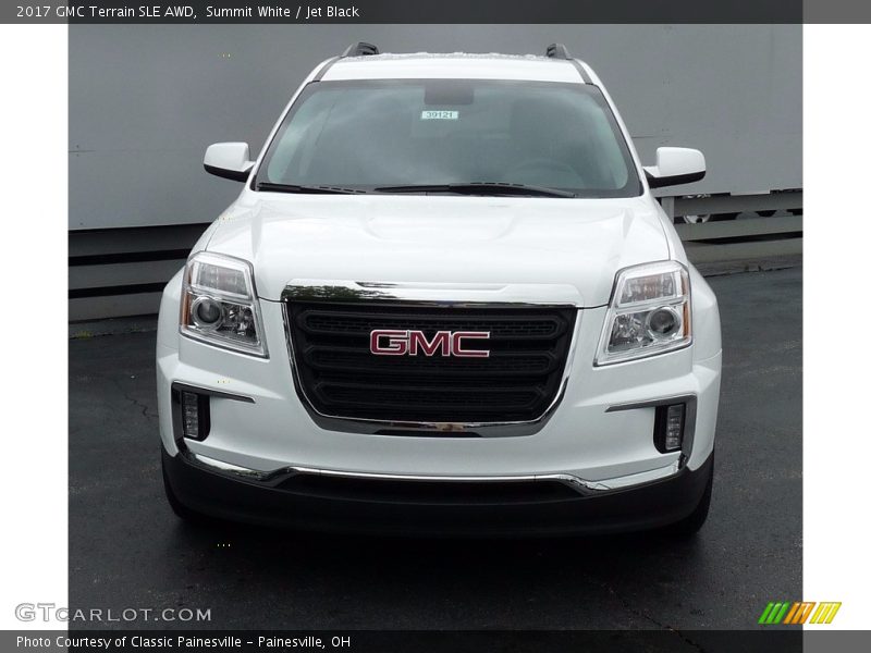 Summit White / Jet Black 2017 GMC Terrain SLE AWD