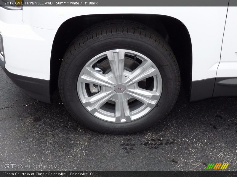 Summit White / Jet Black 2017 GMC Terrain SLE AWD
