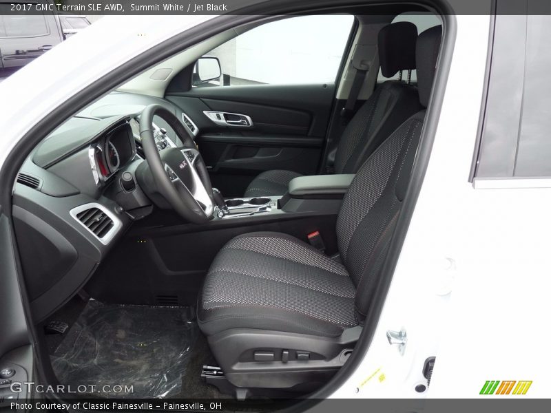 Summit White / Jet Black 2017 GMC Terrain SLE AWD
