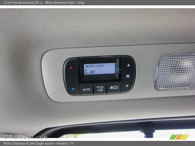 White Diamond Pearl / Gray 2014 Honda Odyssey EX-L