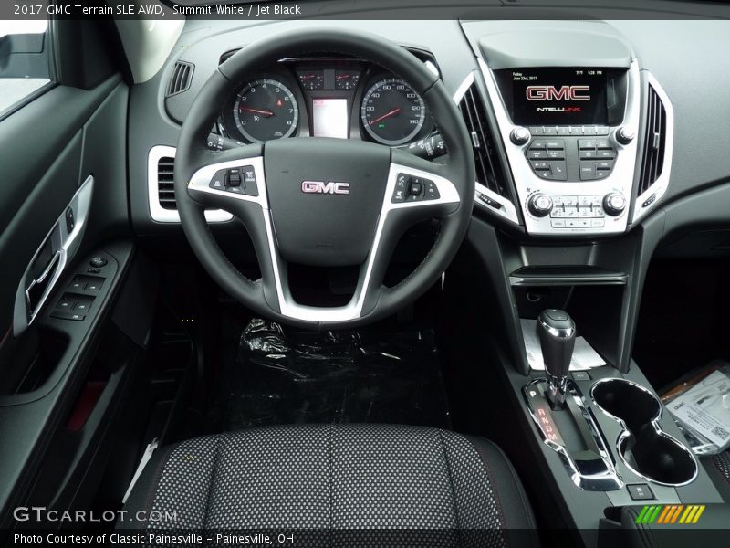 Summit White / Jet Black 2017 GMC Terrain SLE AWD