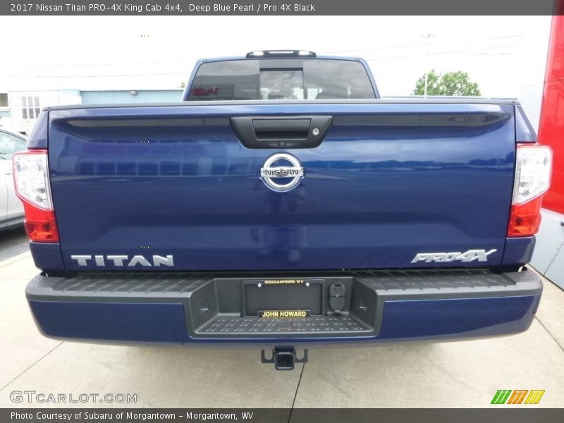 Deep Blue Pearl / Pro 4X Black 2017 Nissan Titan PRO-4X King Cab 4x4