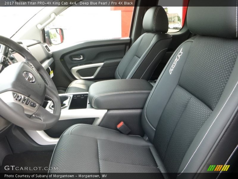 Front Seat of 2017 Titan PRO-4X King Cab 4x4