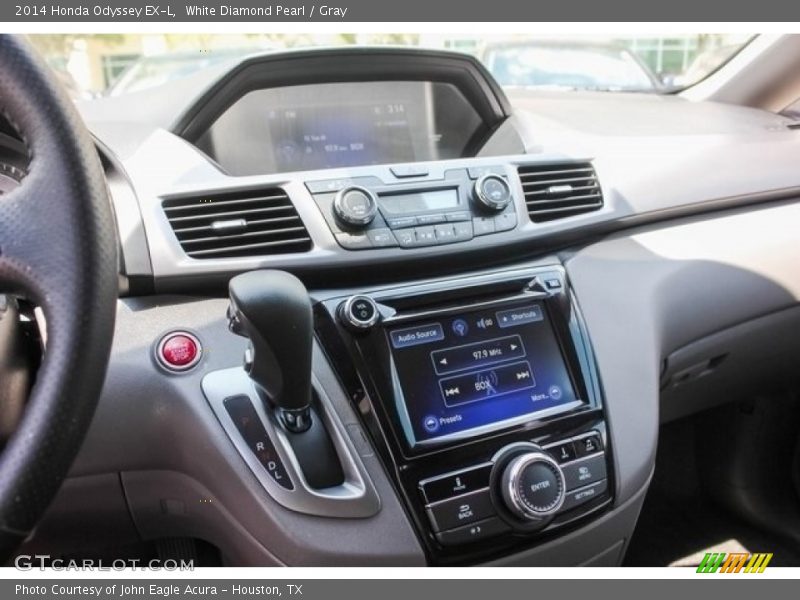 White Diamond Pearl / Gray 2014 Honda Odyssey EX-L