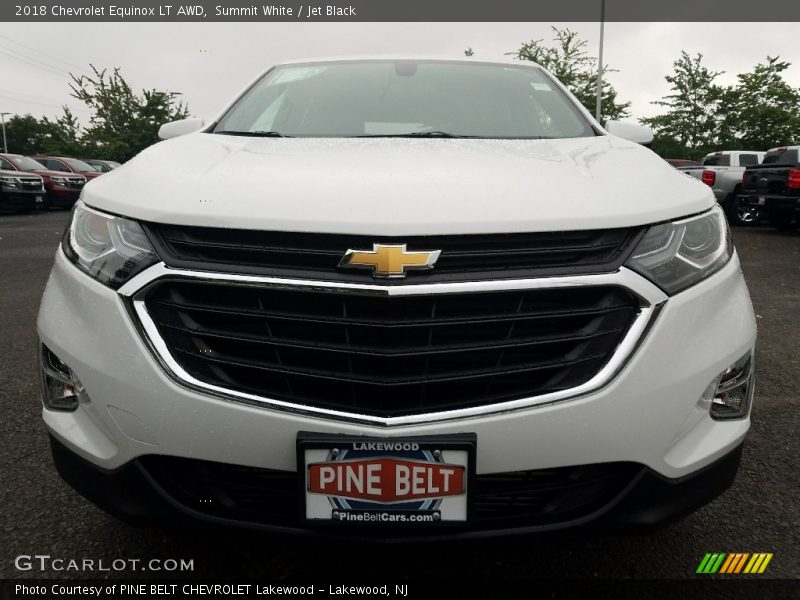 Summit White / Jet Black 2018 Chevrolet Equinox LT AWD