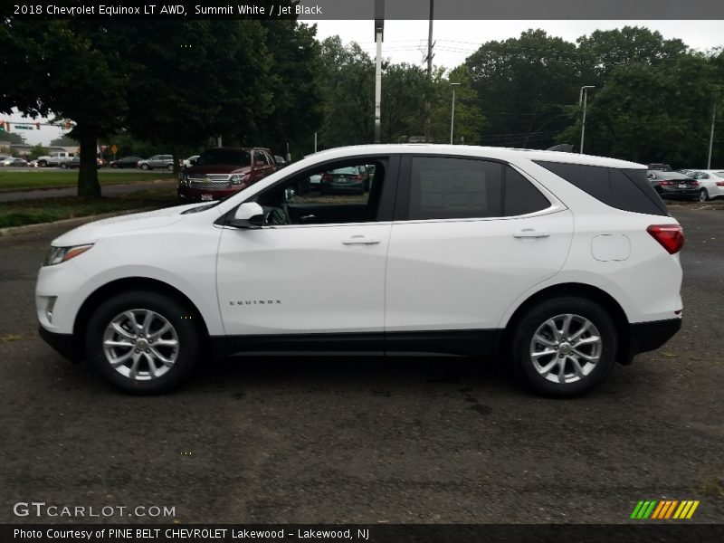 Summit White / Jet Black 2018 Chevrolet Equinox LT AWD
