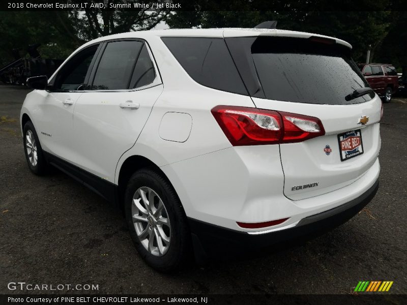 Summit White / Jet Black 2018 Chevrolet Equinox LT AWD