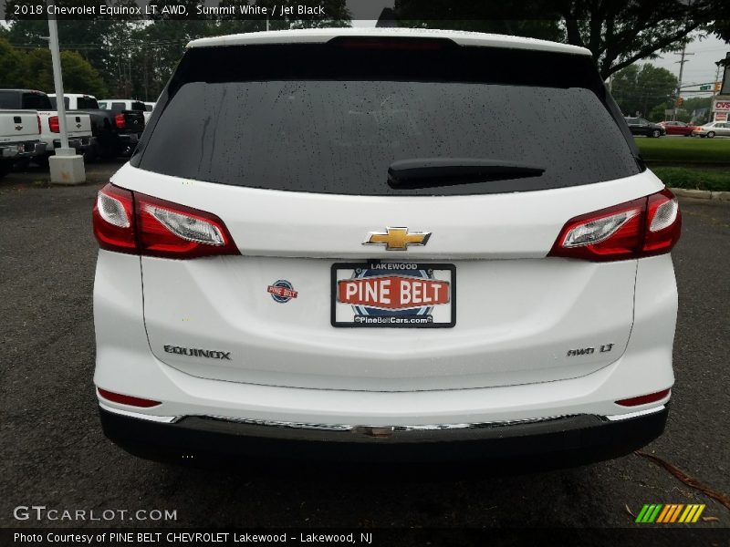 Summit White / Jet Black 2018 Chevrolet Equinox LT AWD