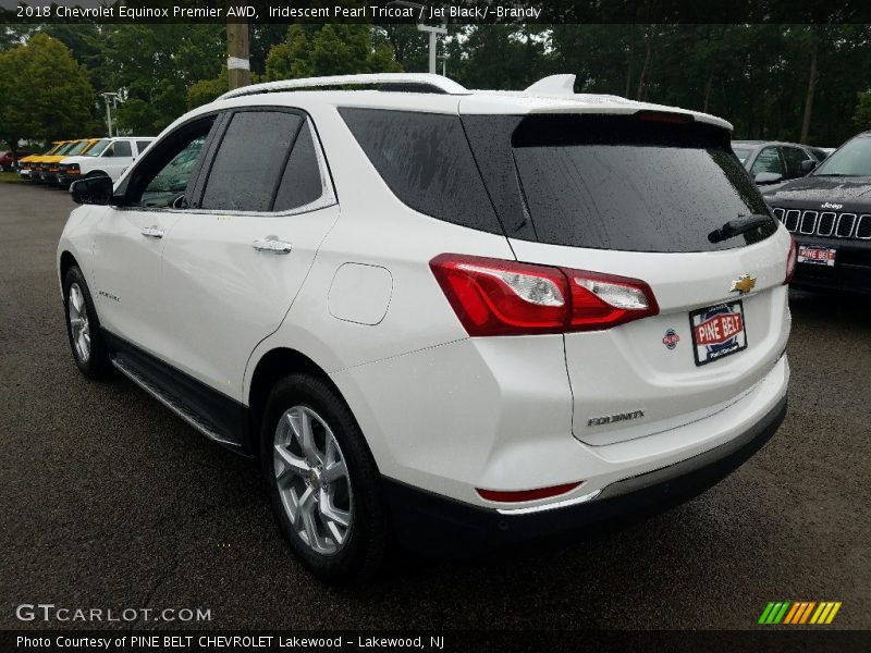 Iridescent Pearl Tricoat / Jet Black/­Brandy 2018 Chevrolet Equinox Premier AWD