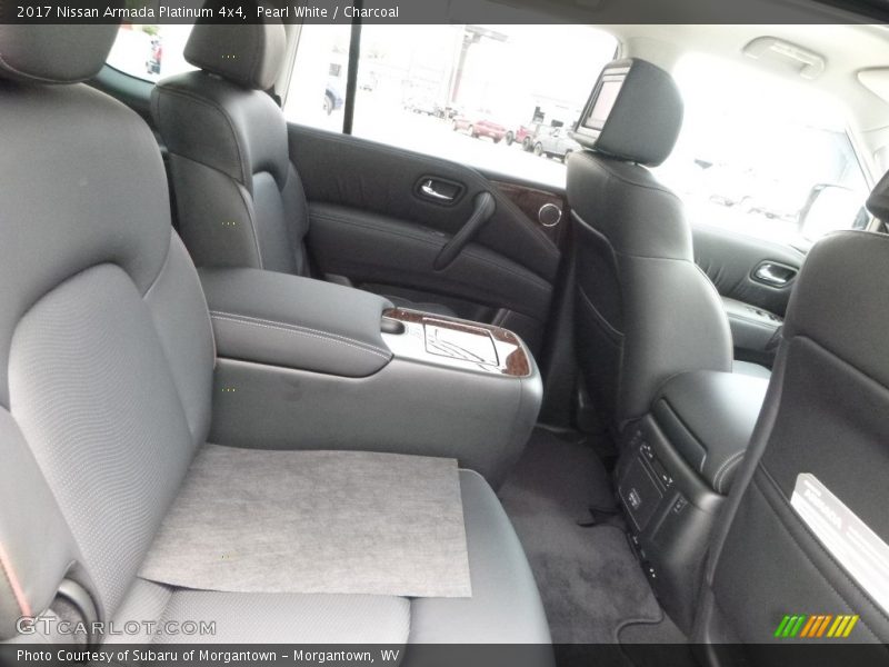 Pearl White / Charcoal 2017 Nissan Armada Platinum 4x4