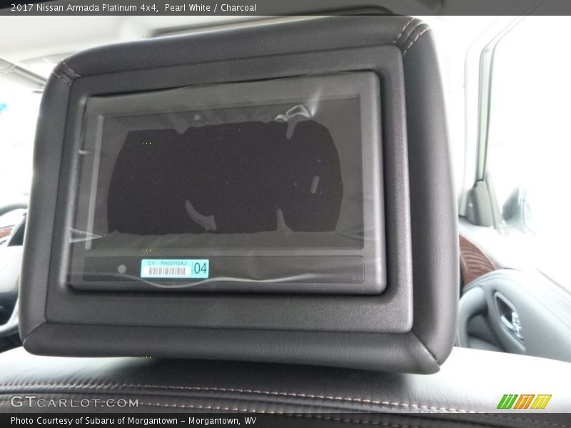 Pearl White / Charcoal 2017 Nissan Armada Platinum 4x4