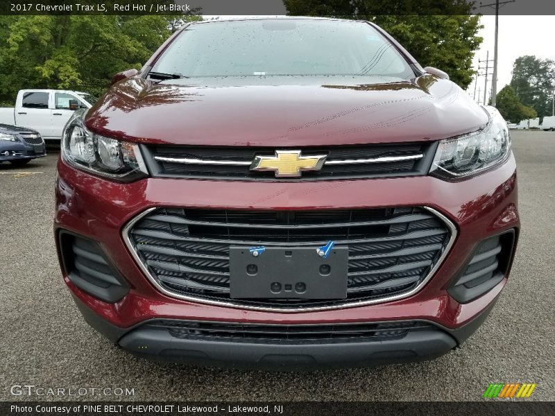 Red Hot / Jet Black 2017 Chevrolet Trax LS