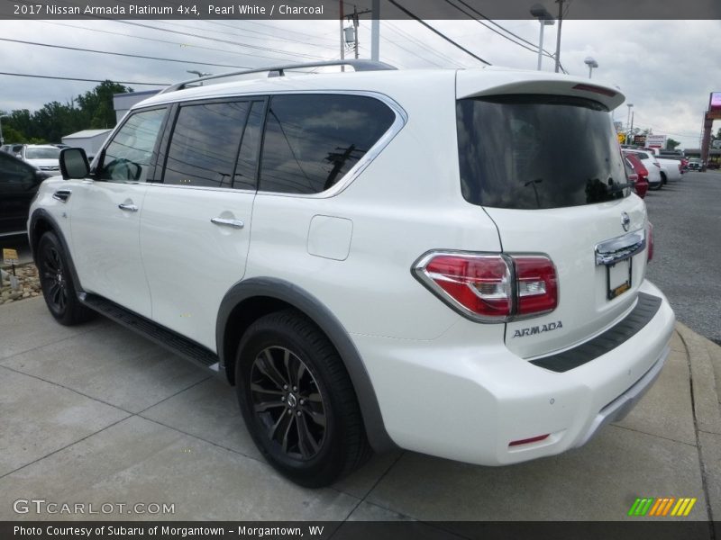 Pearl White / Charcoal 2017 Nissan Armada Platinum 4x4