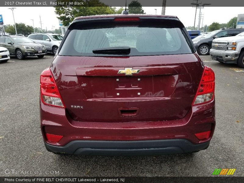 Red Hot / Jet Black 2017 Chevrolet Trax LS