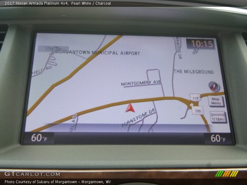 Pearl White / Charcoal 2017 Nissan Armada Platinum 4x4