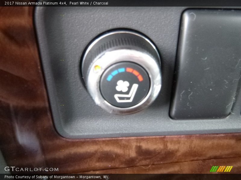 Pearl White / Charcoal 2017 Nissan Armada Platinum 4x4