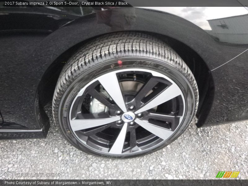 Crystal Black Silica / Black 2017 Subaru Impreza 2.0i Sport 5-Door