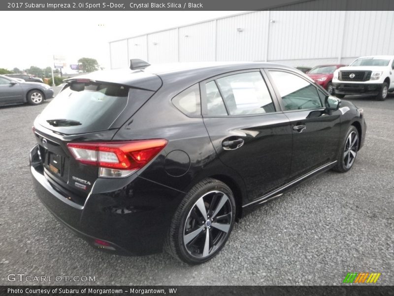 Crystal Black Silica / Black 2017 Subaru Impreza 2.0i Sport 5-Door