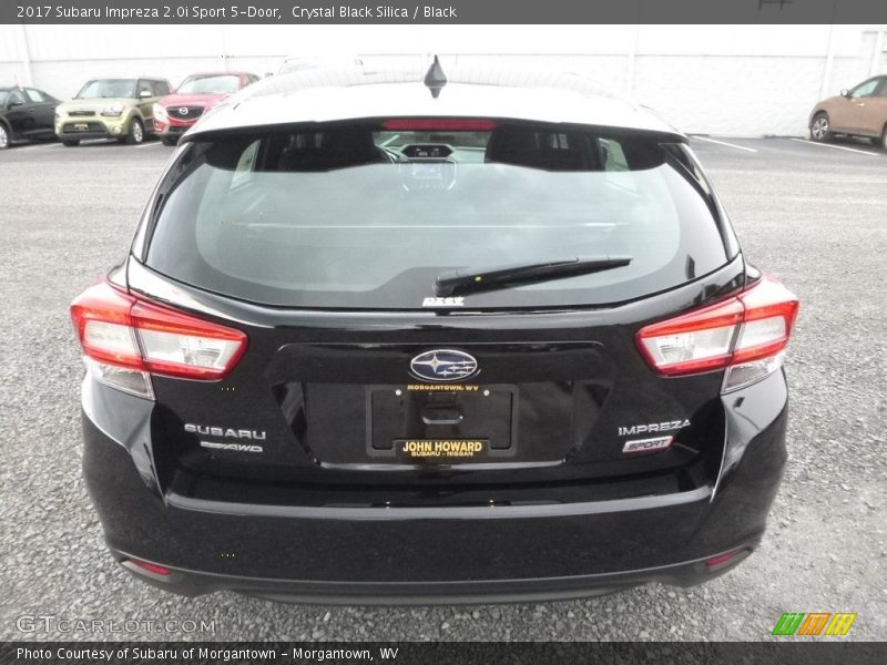 Crystal Black Silica / Black 2017 Subaru Impreza 2.0i Sport 5-Door