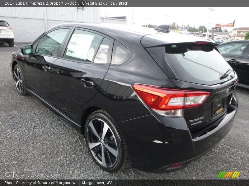 Crystal Black Silica / Black 2017 Subaru Impreza 2.0i Sport 5-Door